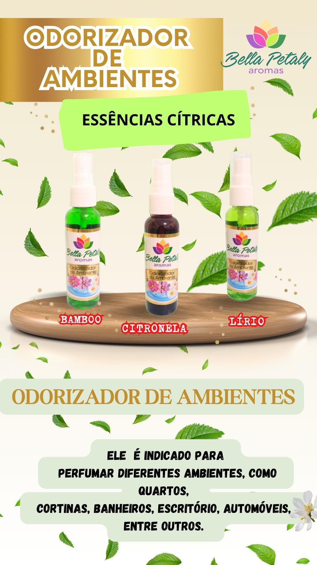 Odorizador de Ambiente Aconchego Bella Pe...