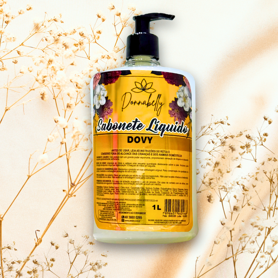 Sabonete Líquido Perolado Donnabelly Dovy 1L